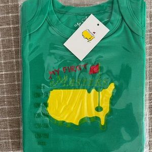Augusta Masters baby onesie size 12-18 M